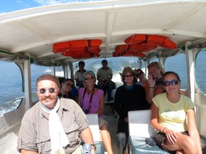 (Teil-)Gruppe aufem Boot